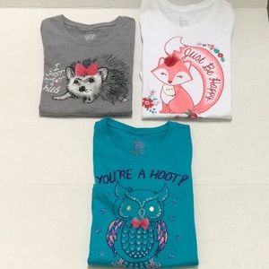 Girls Faded glory long sleeve shirt bundle